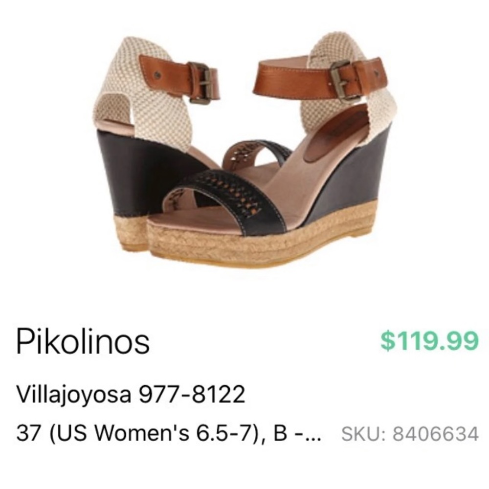 Pikolinos wedges size 37